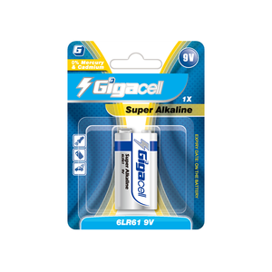 <span class=keywords><strong>Batteria</strong></span> Alcalina Super <span class=keywords><strong>9V</strong></span> 6LR61 di Alta Qualità, Monouso, per Microfono - Product Image 1