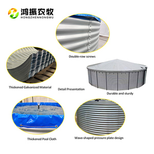 Máy nuôi trồng thủy sản và bể chứa nước: ao cá mạ kẽm - Product Image 4