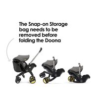 Sac de rangement compatible avec le siège auto pour bébé, sac organisateur en polyester résistant à l'eau et sac à dos portable pour les voyages de bébé