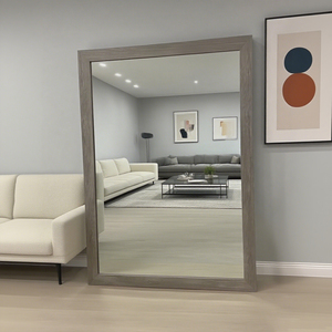 Espejo de pared colgante rectangular negro más vendido Diseño minimalista Cristal Spiegel <span class=keywords><strong>Online</strong></span> Best Seller - Product Image 3