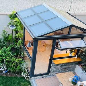 Veranda Moderne Haut <span class=keywords><strong>de</strong></span> Gamme pour <span class=keywords><strong>Jardin</strong></span> d'Hiver, Extension <span class=keywords><strong>de</strong></span> Veranda Résistante au Vent, Veranda Sur Mesure pour <span class=keywords><strong>Salon</strong></span> - Product Image 4