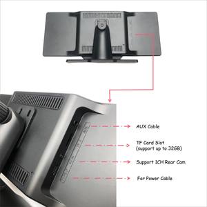 4K + 1080P double caméra 10.26 pouces écran tactile WIFI autoradio CarPlay écran Android <span class=keywords><strong>Auto</strong></span> voiture sans fil Apple Carplay - Product Image 6