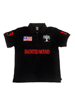 Polo à manches courtes pour homme, respirant, imprimé en 3D, motif lettres, style américain rétro, décontracté, coupe ample