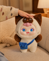 Robot en peluche intelligent de 30 cm avec Wi-Fi, interaction tactile et vocale, compagnon émotionnel, racontant des histoires, yeux LED expressifs