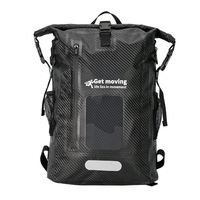 Ransel Tahan Air 35L dengan Penutup Gulung, Bantalan Punggung Tebal, Banyak Kantong untuk Taman Air, Pantai, Selancar, Kantong Penyimpanan Kering Mengapung
