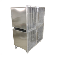 Modularer Tierkäfig aus Edelstahl 304 für Hunde/Katzen / Edelstahl-Tierkäfig für Hunde