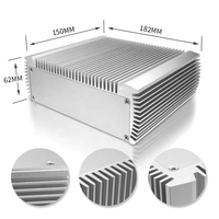 Kotak Proyek Elektronik Mini PC, Casing Kustom CNC Aluminium Ekstrusi, Desktop Mini ITX, Set Top Aluminium, Casing Mini PC Aluminium