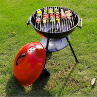 Barbecue portable en fer pour camping, style coréen, haut de gamme, facile à nettoyer, panier de cuisson pliable, ensemble d'outils de barbecue pour le camping et la randonnée