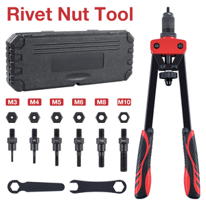 Pistolet à rivets manuel robuste personnalisable M3-M10, kit d'outils à rivets manuels pour le traitement de la tôle et le rivetage de plaques d'acier - Product Image 2