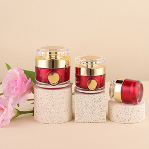 Sang Trọng Ưa Thích 30G 50G Vuông Pha Lê Acrylic Mỹ Phẩm Nhựa Kem Jar Mỹ Phẩm Jar Chăm Sóc Da Phụ Nữ Mặt Kem Jar - Product Image 4