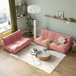 ATUNUS US auf Lager Drop Shipping Rosa Wohnzimmer Sofa 1 2 3 Osmanische Sitzcouch Schnitt boden Lazy Chair SofaS Sets - Product Image 4