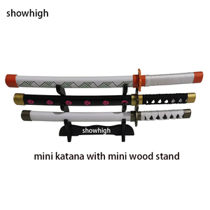 Mini Espada Nichirin de Demon Slayer, <span class=keywords><strong>Kaigaku</strong></span>, Espadas de Bambú, Modelo de Juguete Inspirado en el Anime, Accesorio de Cosplay, Colección ZKMINI-002 - Product Image 4