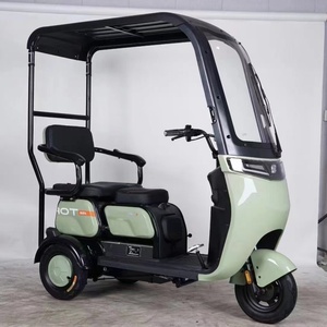 รถสามล้อไฟฟ้าขายดี รถมอเตอร์ไซค์ไฟฟ้า สกู๊ตเตอร์ไฟฟ้า 3 ล้อ สำหรับผู้พิการ พร้อมที่ปั่น สำหรับผู้ใหญ่/ผู้สูงอายุ - Product Image 5