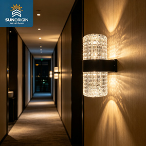 Lampe murale LED extérieure à énergie solaire avec source lumineuse E27, étanche, pour entrée de villa, cour, balcon, pilier - Product Image 4