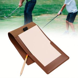 Porta Tarjetas de Puntuación Portátil, Reutilizable, Funda de Cuero PU para Libreta de Yardas, Accesorios de Golf, Regalos - Product Image 2