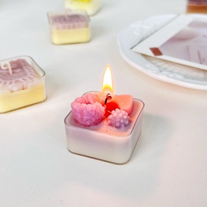 Luxury Aromatic Candles Custom Label Organic Soy Wax Smokeless Candle Gift <b>Box</b> Set Home Wedding Decor <b>Dessert</b> Scented Candles - Product Image 4