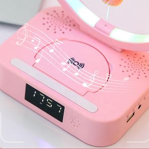 Lonvel-Altavoz de Audio PARA EL Hogar, Reloj <span class=keywords><strong>Despertador</strong></span> con Luz Rgb, Suspendido, Soporte para Teléfono de Escritorio, Cargador Inalámbrico, para Niña Bebé, para el Hogar, a la Moda, a la Moda - Product Image 4