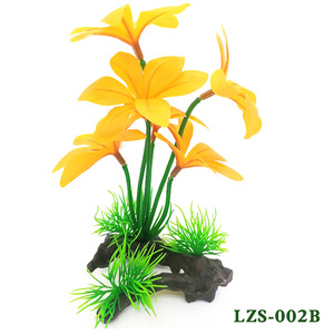 Doeペット水槽アクセサリー観賞植物タンクデコレーション水生植物水水族館用品クラシック牧歌小 - Product Image 5