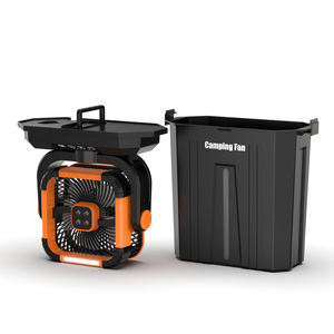 Ventilador de Piso Portátil con Rociador de Agua, Luz, Tanque de 12L, Batería Recargable de 20000mAh, Enfriador de Agua para Camping - Product Image 2