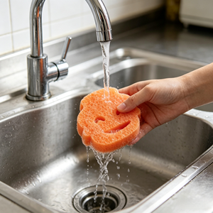 Éponge de nettoyage thermosensible OEM, éponge en mousse sensible à la température, éponge douce et <span class=keywords><strong>poreuse</strong></span> pour le nettoyage - Product Image 5