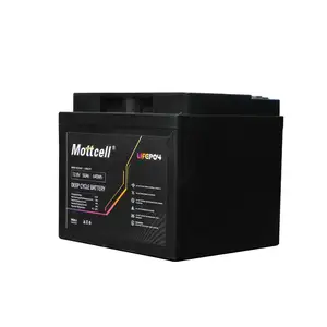 Batterie de stockage d'énergie personnalisée 12.8V 50ah 12V50ah 12 volt 50Ah Lifepo4 batterie personnalisée au phosphate lithium fer