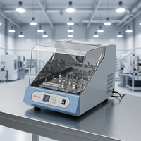 Incubadora de Laboratorio con Sistema de Agitación Orbital, 300 RPM, Control de Temperatura PID, Pantalla LCD, para Investigación y Biotecnología