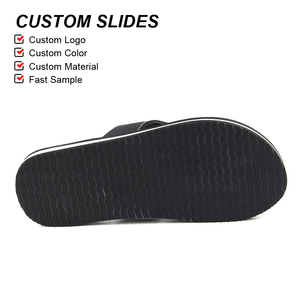 OLICOM - Pantuflas Personalizadas al por Mayor con Logotipo, Pantuflas de Verano para Hombre, Antideslizantes, para Interiores y Exteriores, con Rayas de Colores Combinados, Chanclas de Playa y Ocio - Product Image 3