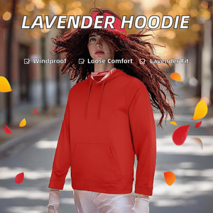 Sweat-shirt à capuche personnalisé OEM/ODM, 100% polyester, polaire, coupe-vent, respirant, finition lavée, design décontracté unisexe - Product Image 2