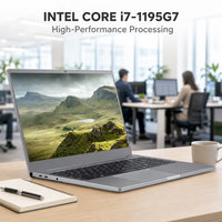 Ordinateur portable professionnel OEM/ODM de l'usine Yifang, équipé d'un écran de 15,6 pouces, processeur Intel I7-1195G7, garantie d'un an