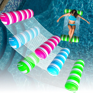 Hamaca Flotante Inflable, Colchón de Aire para <span class=keywords><strong>Piscina</strong></span>, Tumbona Flotante, Cama Plegable, Juguete para Fiestas en la <span class=keywords><strong>Piscina</strong></span>, Silla Reclinable - Product Image 1