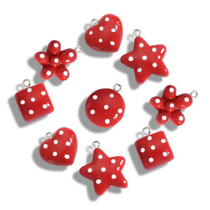 Lazo Rojo Angoleño, Corazón, <span class=keywords><strong>Estrella</strong></span> <span class=keywords><strong>de</strong></span> Cinco <span class=keywords><strong>Puntas</strong></span>, Resina, Materiales para Manualidades <span class=keywords><strong>con</strong></span> Temática <span class=keywords><strong>de</strong></span> Amor, Colgante <span class=keywords><strong>de</strong></span> Resina para Pinzas <span class=keywords><strong>de</strong></span> Pelo, Fundas <span class=keywords><strong>de</strong></span> Teléfono - Product Image 4