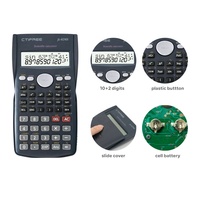 Calculatrice scientifique intelligente 82 MS rose, 240 fonctions, alimentation par piles, pour collégiens, vente en gros
