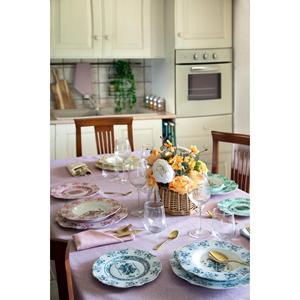 Tovaglia Excelsa in Cotone Colore Pastello 140x240 Cm Lilla - Product Image 3