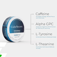 Sachets Énergétiques Nootropiques OEM 50mg Caféine – Améliore la Concentration et la Clarté Mentale, Absorption Rapide, Satisfaire les Envies, Plusieurs Saveurs
