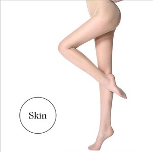 Medias de Compresión Opacas de Nailon Transparente para <span class=keywords><strong>Mujer</strong></span>, Pantimedias sin Pie con Técnica Sin Costuras y Método de Tejido de Estribo - Product Image 1