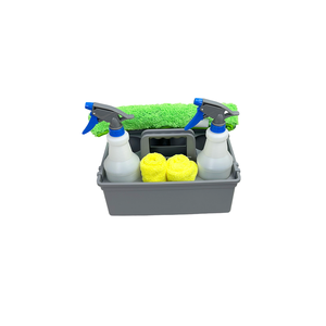 Panier de lavage de voiture polyvalent en plastique Outils de nettoyage de voiture <span class=keywords><strong>Seau</strong></span> de stockage avec poignée - Product Image 6
