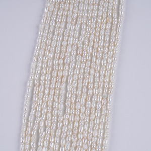 Matériaux de fabrication de bijoux Zhuji DIY, perles d'eau douce blanches, perles naturelles en vrac de 2 à 11 mm pour achat en gros pour des designs créatifs - Product Image 2