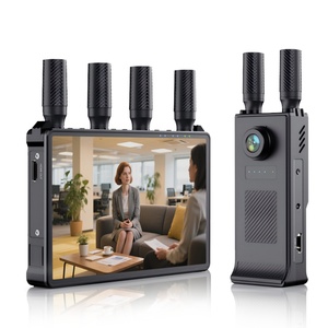 1080P 7-inch LCD Screen 1312FT <b>Wireless</b> Extender Video <b>Transmitter</b> Receiver H.265 0.05S Latency for HD Live Streaming - Product Image 1
