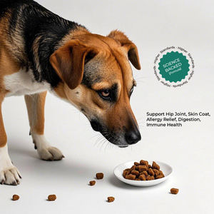 Superfood çilek, probiyotikler, glukozamin destek kalça eklem, cilt ceket, sindirim, bağışıklık sağlığı ile OEM köpek Multivitamin - Product Image 4