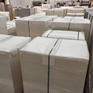 Feuille de papier cartonné 170-320 GSM en pâte vierge enduite de PE pour le traitement par découpe de ventilateurs de gobelets en papier - Product Image 4