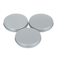Recipiente Redondo de Aluminio de Alta Calidad Modelo KX KX, Lata Metálica Alta con Tapa de Rosca y Sellado de Brocha