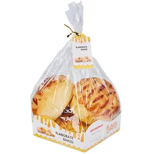 Bedrukt Plastic Op Maat Gemaakt Voedsel Pvc Heat Seal Diepdruk Wegwerpzakken Voor Broodverpakking Bakkerij