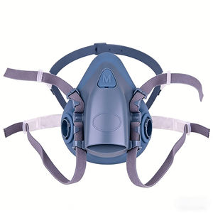 Filtres en coton roses pour demi-masque <span class=keywords><strong>respiratoire</strong></span> 7502 – Protection <span class=keywords><strong>respiratoire</strong></span> professionnelle contre la poussière, les fumées et les produits chimiques – Silicone - Product Image 2