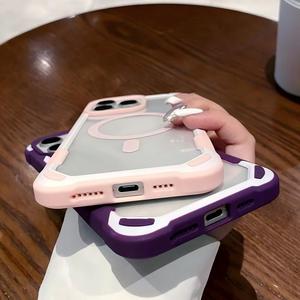 เคสใสกันกระแทกแบบแม่เหล็กสองสีสำหรับ iPhone 17 และ Apple 16 Pro Max - Product Image 2