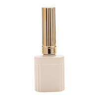 Bouteilles de vernis à ongles en gel carrées vides, styles variés personnalisés, avec pinceaux, 15 ml, petits pots en verre de beauté, haute qualité, vente en gros