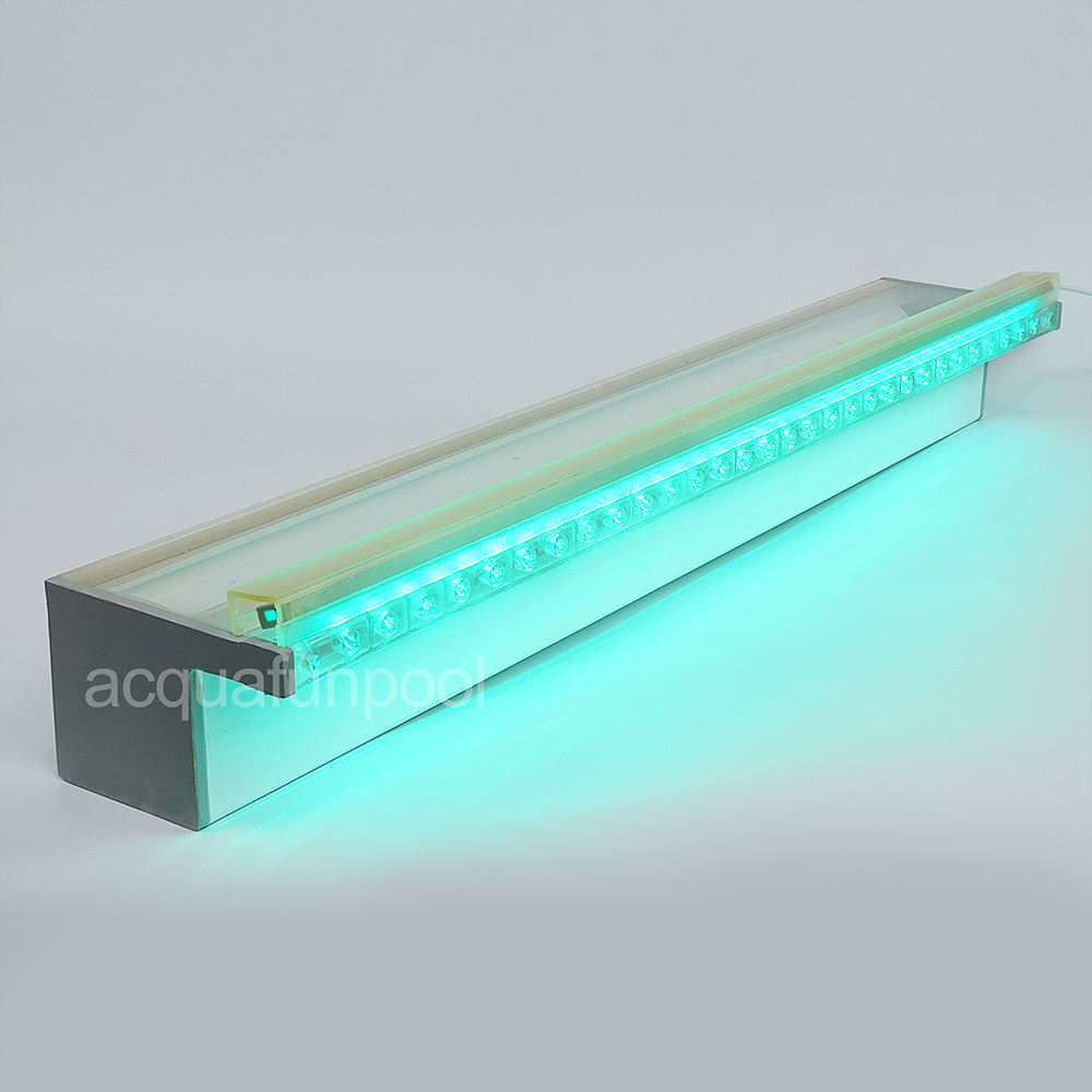 Blanc L60cm, rebord 2,5cm, sans éclairage