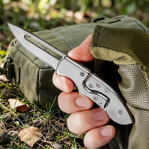 Coltello Pieghevole Portatile in Acciaio Inossidabile per Esterni, Mini Coltello Meccanico Tutto in Acciaio OEM EDC per Campeggio, Fai-da-Te, Uso Industriale - Product Image 6