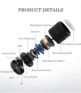 Loa <span class=keywords><strong>Bluetooth</strong></span> mini kim loại giá rẻ quà tặng khuyến mãi 887, loa di động, loa ngoài trời - Product Image 3