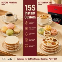 Imprimante alimentaire à encre comestible pour gâteaux, café, latte art, macarons, biscuits, chocolat, certifiée FDA, HALAL, casher, mondiale