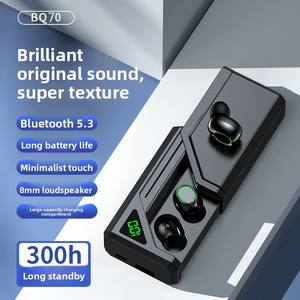 Écouteurs intra-auriculaires de modèle privé de brevet transfrontalier BQ70 avec conception coulissante JL Chipset <span class=keywords><strong>Piano</strong></span> Paint Breathing Light - Product Image 2